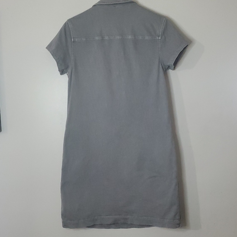 Vineyard Vines Utility Cotton Viscose Spandex Mini Dress Size 2 Chest Pockets - Picture 9 of 12